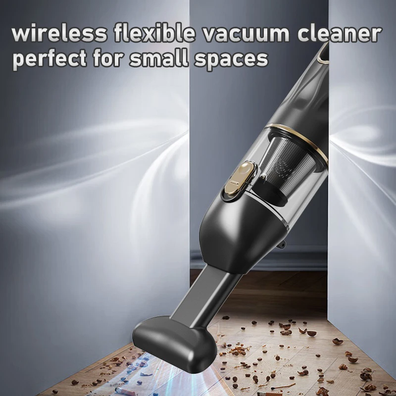 Vacuum Cleaner Mini Car Cleaning Powerful Suction Handheld Car Vacuum Cleaner Rechargeable for Car and Home Auto Vacuum Cleaner
