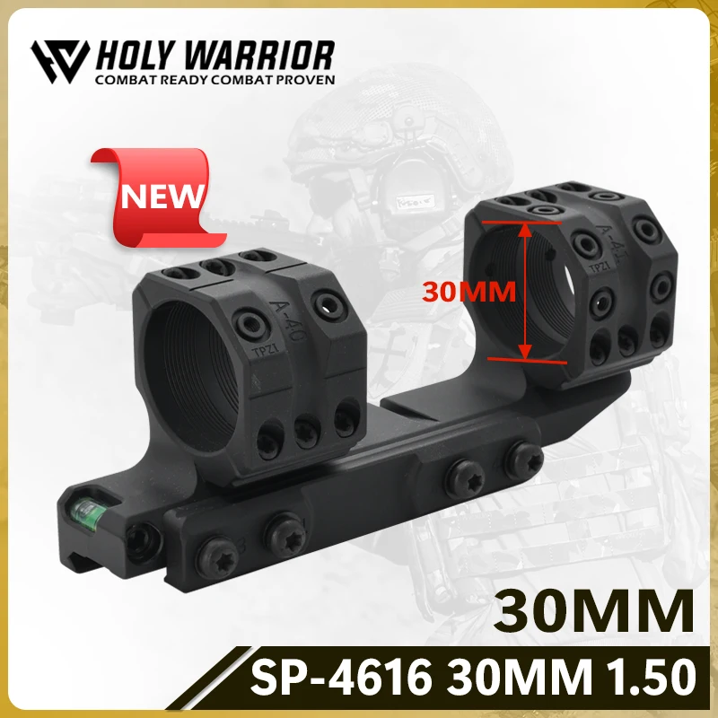 

2024 New SP-4615 Solid 30mm Tube Riflescope 38mm Height 1.50in Scope Mount with Surfaces for Scope Accessories