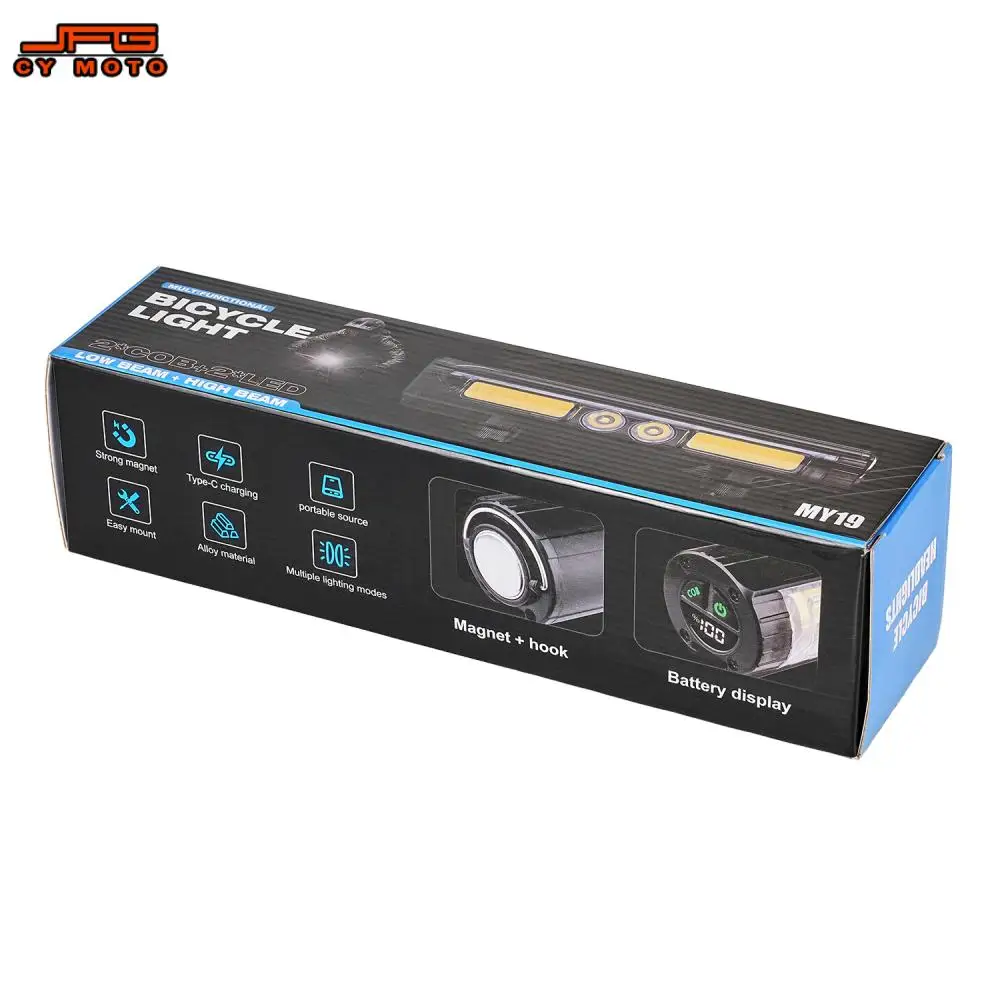 Universal LED Lights Headlight Fits Most 28mm/32mm Handlebars LED Light Bar Set Ebike Motocycle Parts Electric Dirt Bike