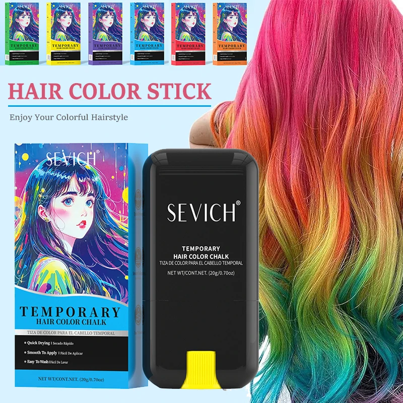 

Временная краска для волос, мел, красочная краска для волос, ручка для окрашивания волос, одноразовая, мгновенно скрывает укладку волос, цветной мел для волос