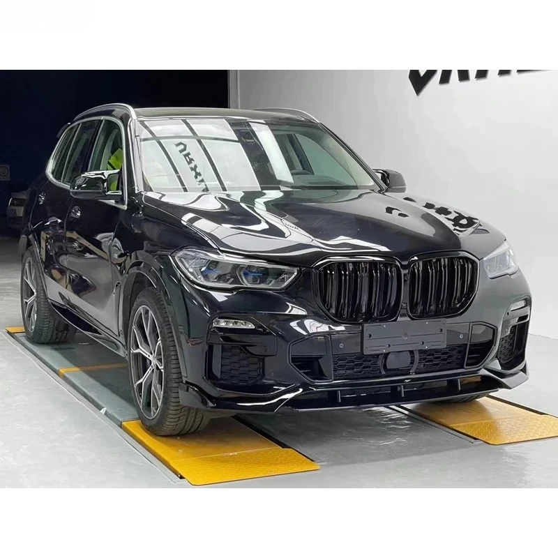 

For BMW G05 X5 ABS Bright Black Car Front Bumper Lip Rear Diffuser Side Skirts Spoiler Body Kit 2020