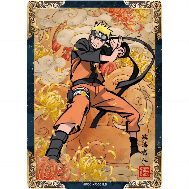 KAYOU Genuine Naruto Latest Ninja Era Special Pack XR 1-6 Uzumaki Naruto Uchiha Sasuke Hatake Kakashi Anime Collection Card Gift