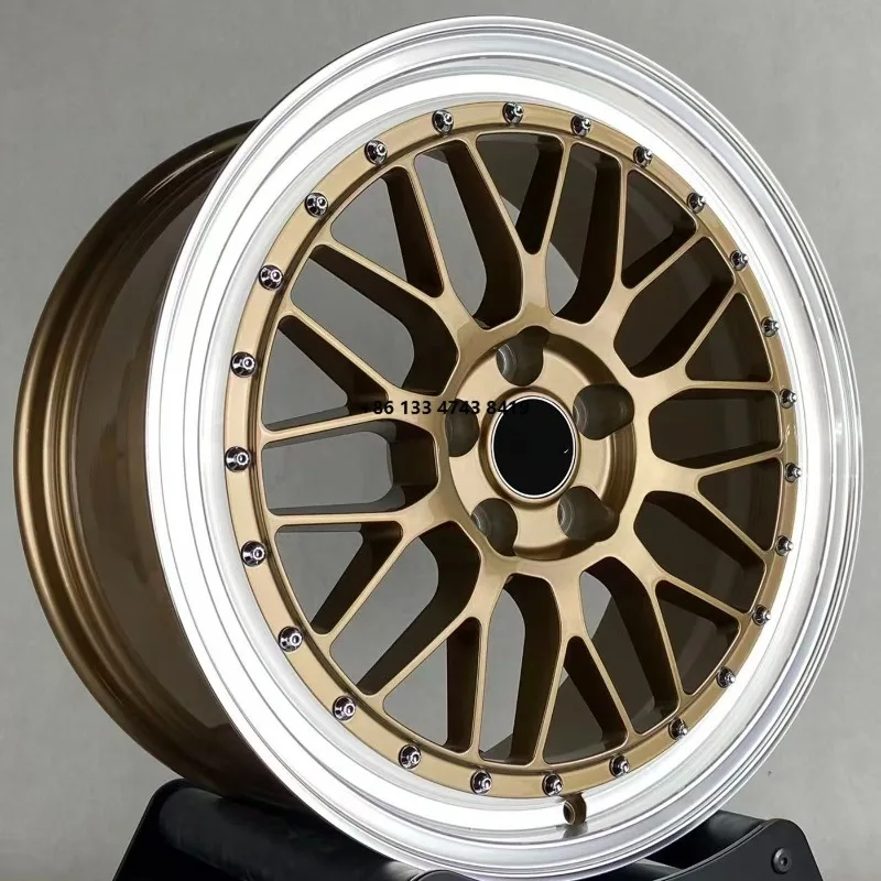 

Two-piece forged aluminum alloy car wheel hub Ultra-light multi-spoke track grade 100mm 20mm