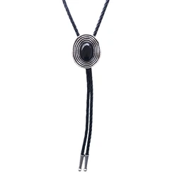 New Wedding Bolo Tie Cow Skull Pendant Men Business Professional Stylish Necktie