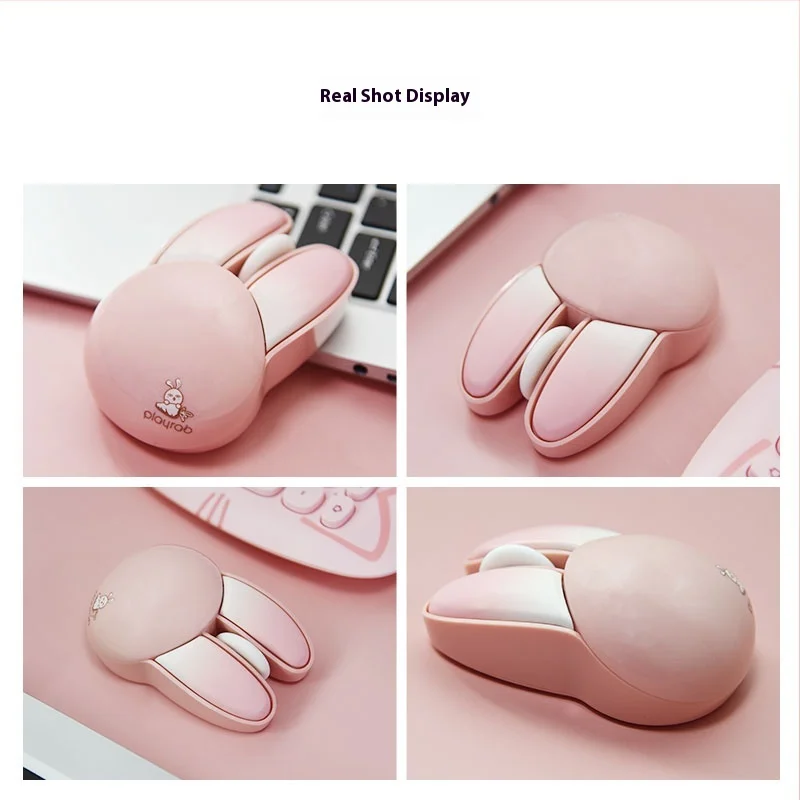 AULA Wireless mouse Female Bluetooth mute notebook ipad Ergonomic Office Desktop Laptop Computers Universal Halloween girl'sGift