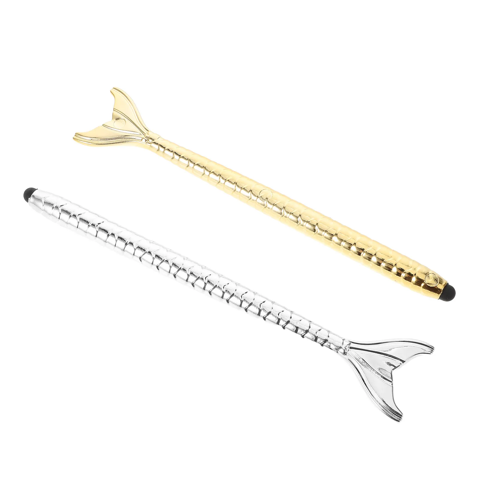 

2pcs Mermaid Shape Stylus Pen For Touch Screen Laptop Tablet Drawing Writing High Sensitivity Precision Grip