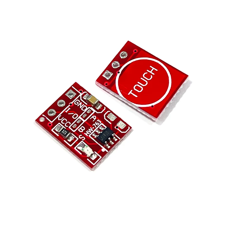 50PCS BL-MZ-763 TTP223 Touch Button Module Self-locking Point Action Capacitive Switch Single Circuit Modification Board Module