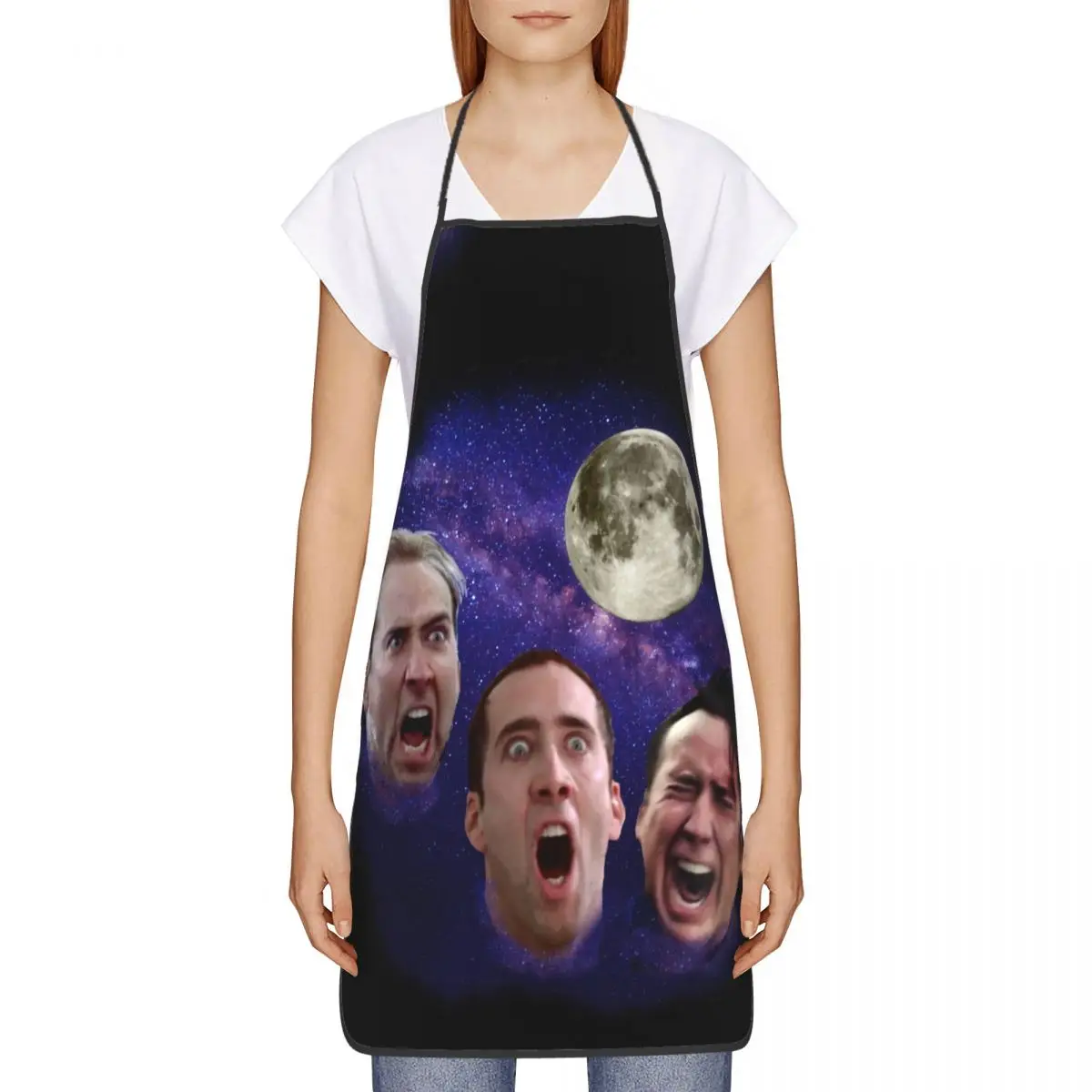 Nicolas Cage Funny Meme Funny Apron Men Women Adult Unisex Kitchen Chef Bib Tablier Cuisine Cooking Baking Painting