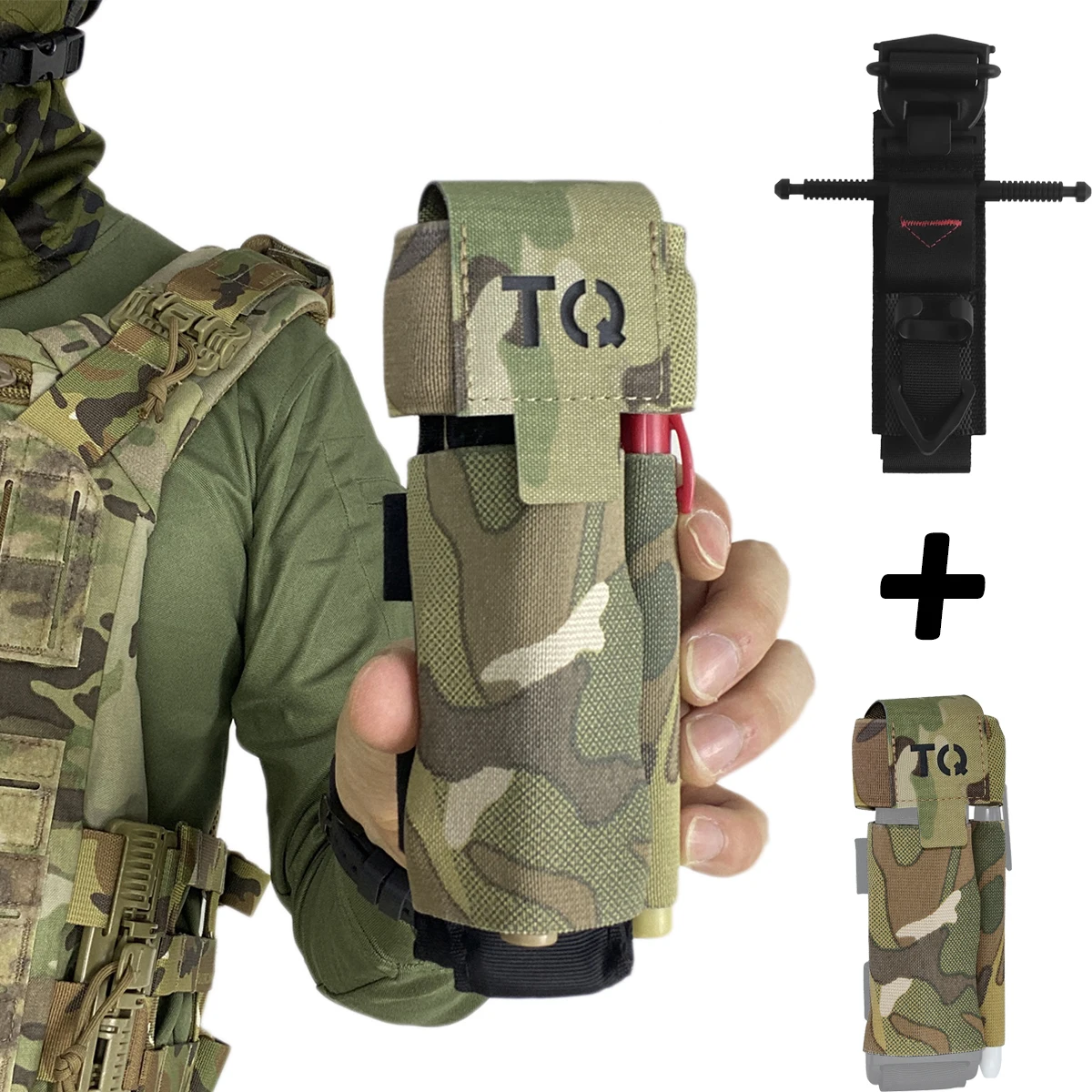 

Tactical Tourniquet Quick-Release Storage Bag Molle Elastic Adjustable Tq Pouch For Military Vest Backpack Hunting Accessories