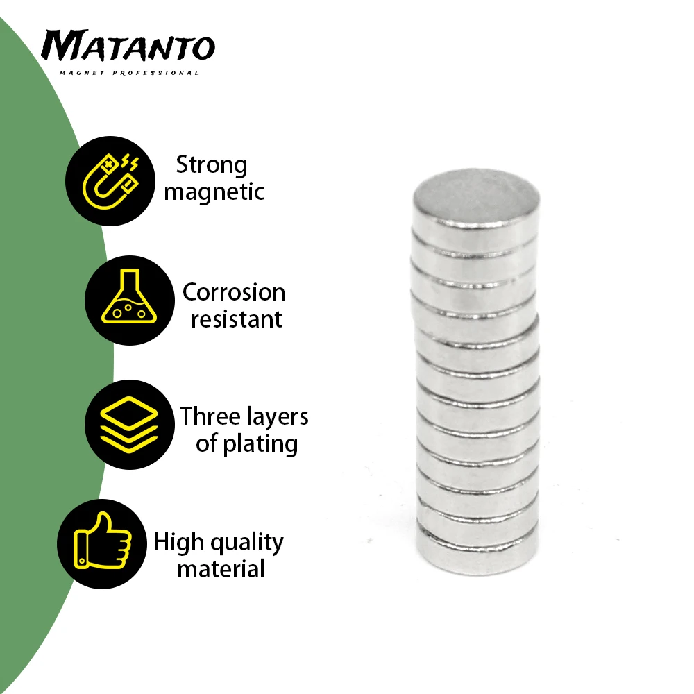 20/200/50/500Pcs 5x0.5 5x1 5x1.5 5x2mm Aimant Petit Rond aimants Forts de Néodyme de Terre Rare Aimant Aimant De Conception
