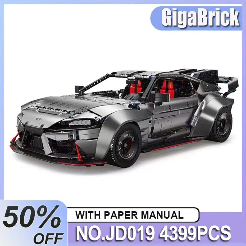 

Collectible JD019 MOC Technical Cool Super Sports Car Hypercar Building Block Bricks Assembly Model DIY Toys Chrismas Gifts Kids
