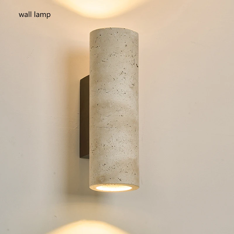 

Nakaguwabi sabi style natural yellow cave stone wall lamp retro homestay restaurant atmosphere lamp corridor staircase backgroun