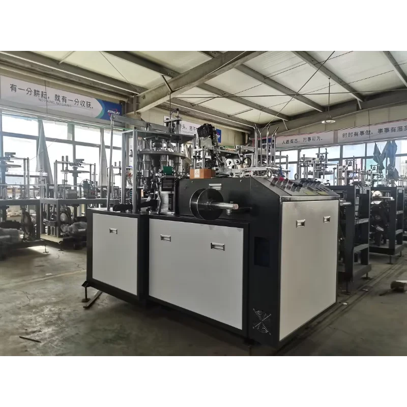 PLC Control Disposable Paper Cup Making Machine Office Use Portable Paper Coffee Cup Processing Production Line Manufacturer