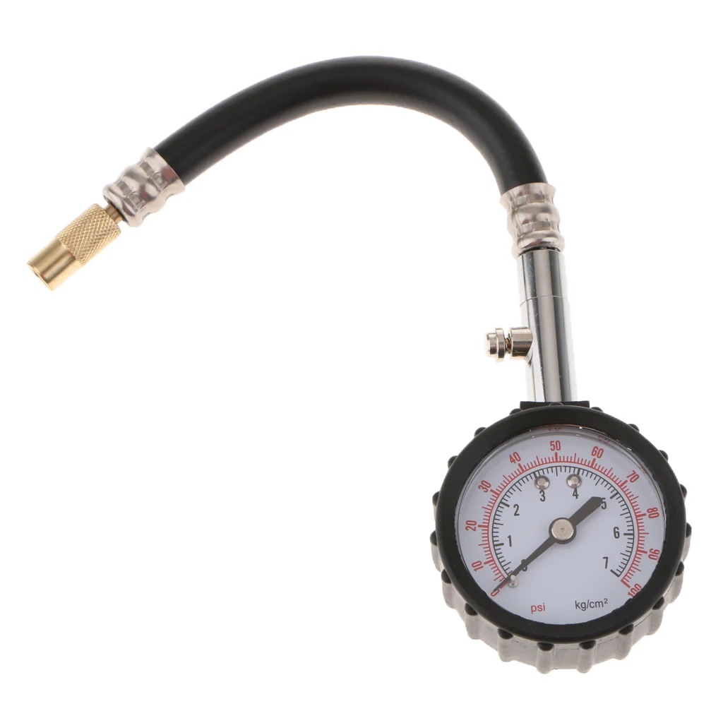 Universal Vehicle Car Motorcycle Tyre Pressure Gauge Air Tire 0-100 psi Meter