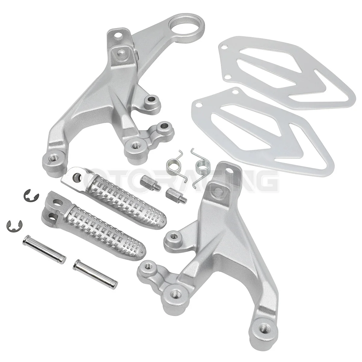 2015-2018 Front Motorcycle Driver Powder Foot Pegs Foot Rests Bracket For BMW S1000RR S 1000RR
