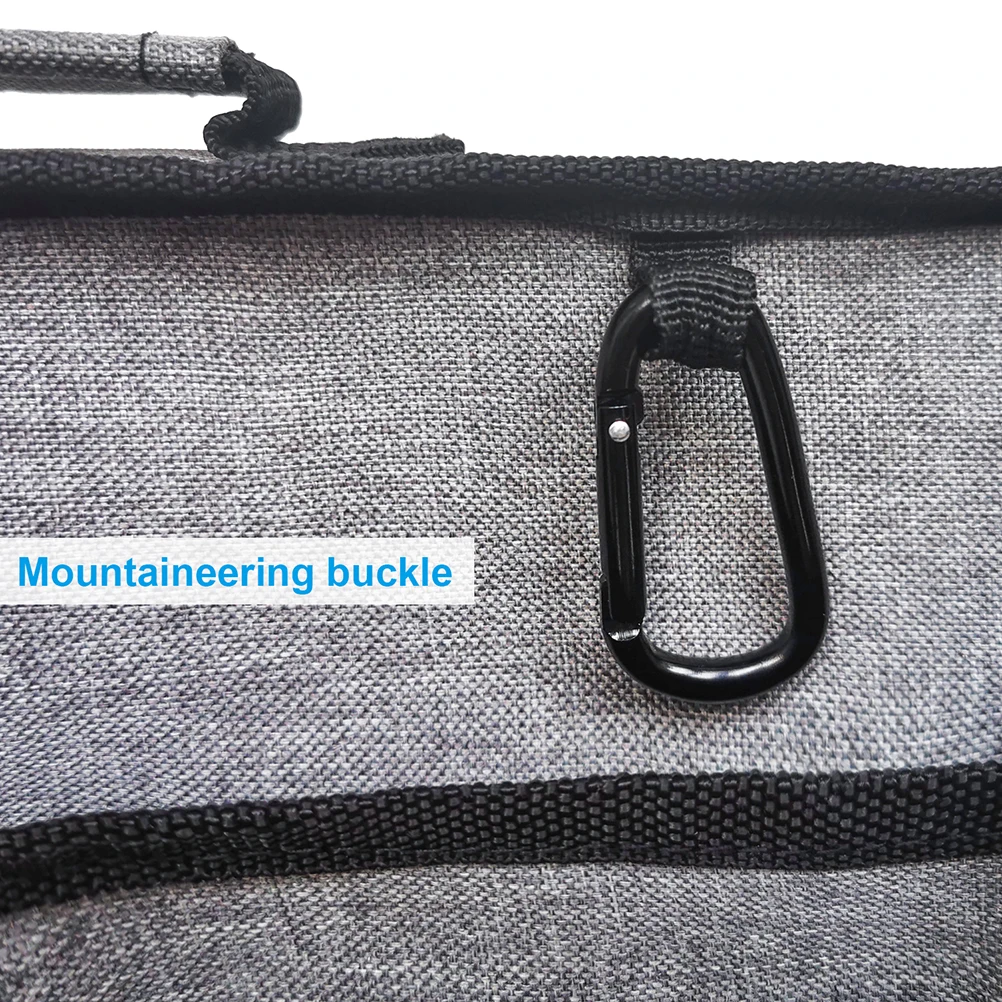 

Multi-Pocket Mobility Aid Hanging Bag Large Capacity For Walker Armrest Trolley Storage Pouch Lightweight Polyester Organizer