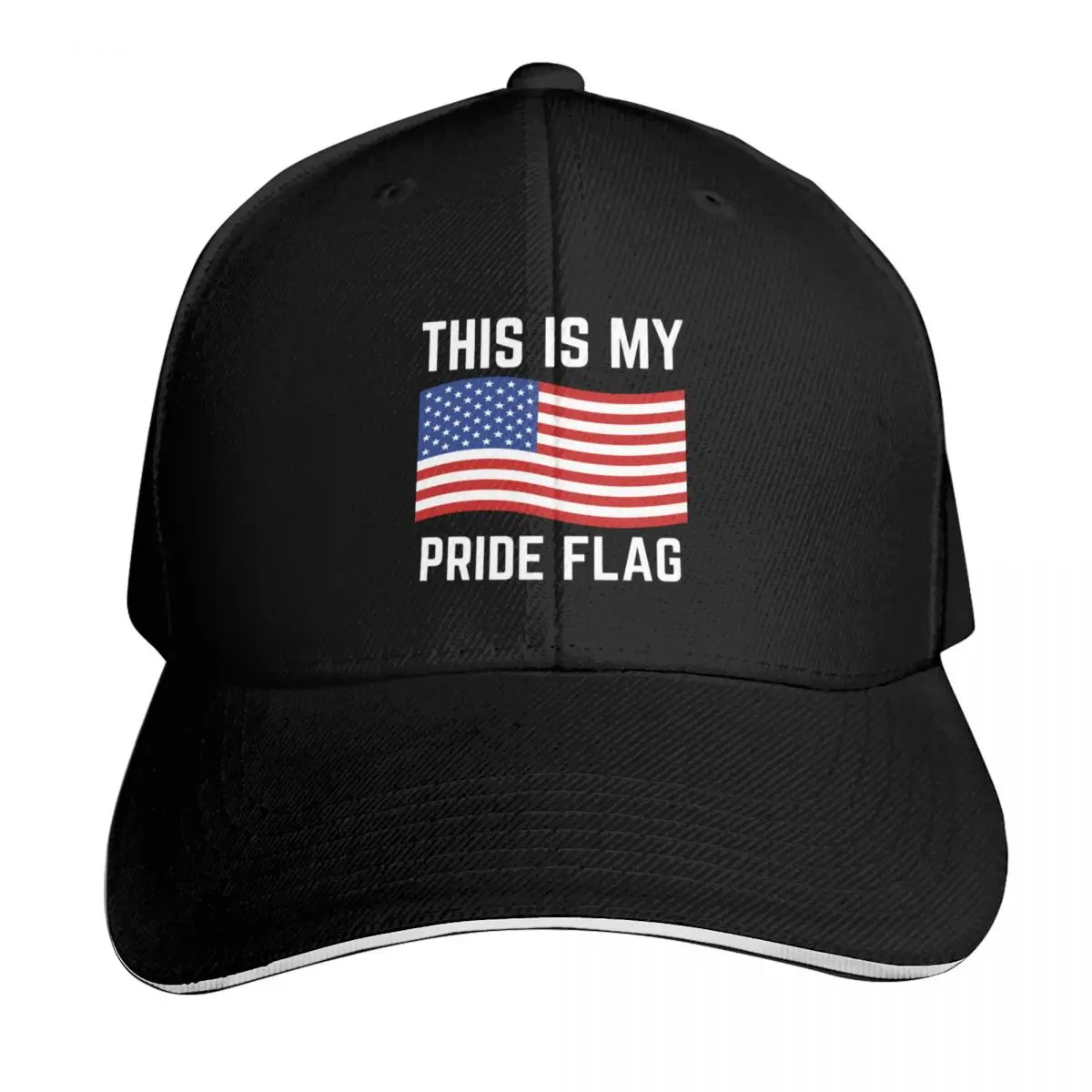 This Is My Pride Flag - USA & America 4th of July Patriotic Gift Baseball Cap Men Women Casual Summer Sport Sun Cap
