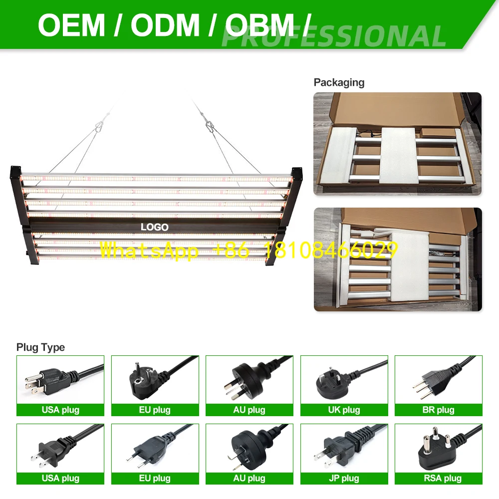 

Chip 660nm 730nm Bloom IP65 High Efficiency Aluminum Body 1000W & 640W Full Spectrum LED Grow Light for Indoor Plants