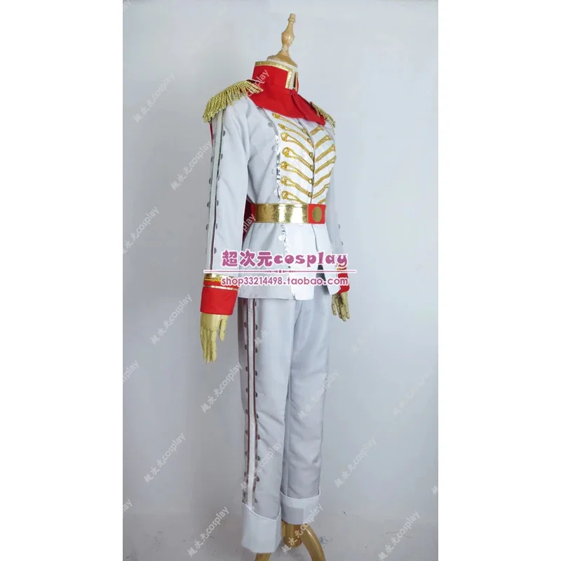 أزياء أنيمي فانتوم لصوص القلوب جورو أكيتشي التأثيرية تاج الأمير فير. بدلة حفلة كرنفال الهالوين الموحدة