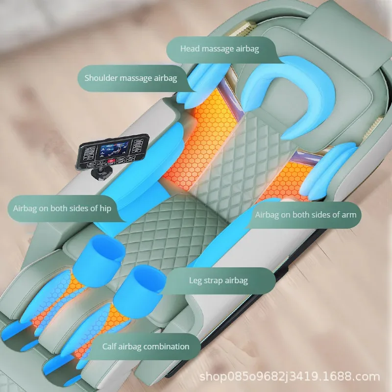 Smart Home Massage Chair Pequeno Totalmente Automático Multi-Função Espaço Cápsula Zero Gravity Massagem Sofá Atacado.