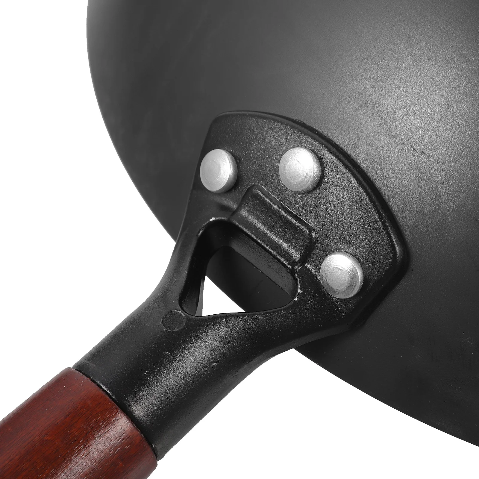 

Традиционная китайская железная сковорода вок с деревянной ручкой, быстрая теплопроводность, без деформации, товары для дома и кухни