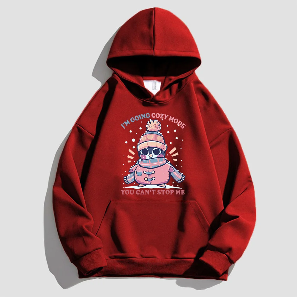 

Men's and Women's Christmas Cotton Sweatshirts Cozy Mode Graphic Print Christmas Plush Hoodies Christmas Party Gifts Y2K