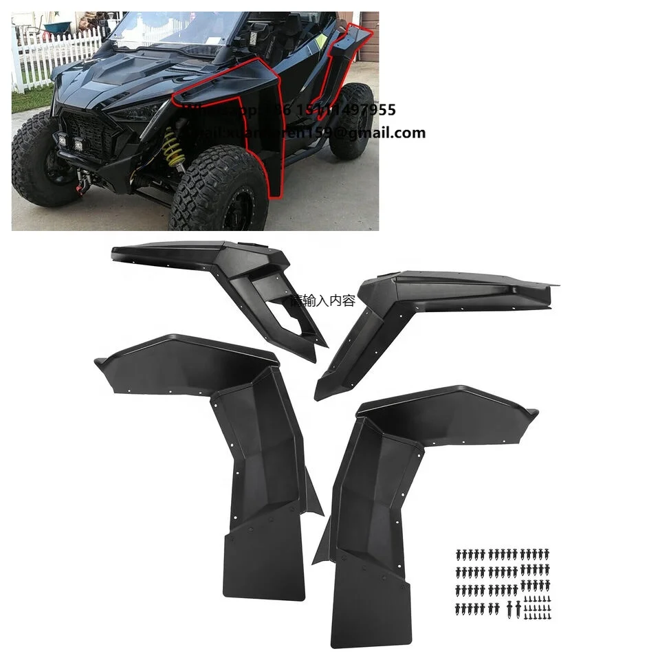 

For Polaris RZR Pro R XP 4 Turbo 2020-2024 Full Coverage Fender Flares