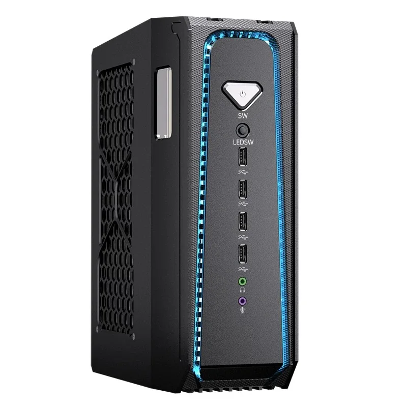 Mini PC ad alte prestazioni Intel Core i9 12400F 12700F 12900F NVIDIA RTX3060 12G Raffreddamento a liquido Costruzioni personalizzate per PC da gioco 8K