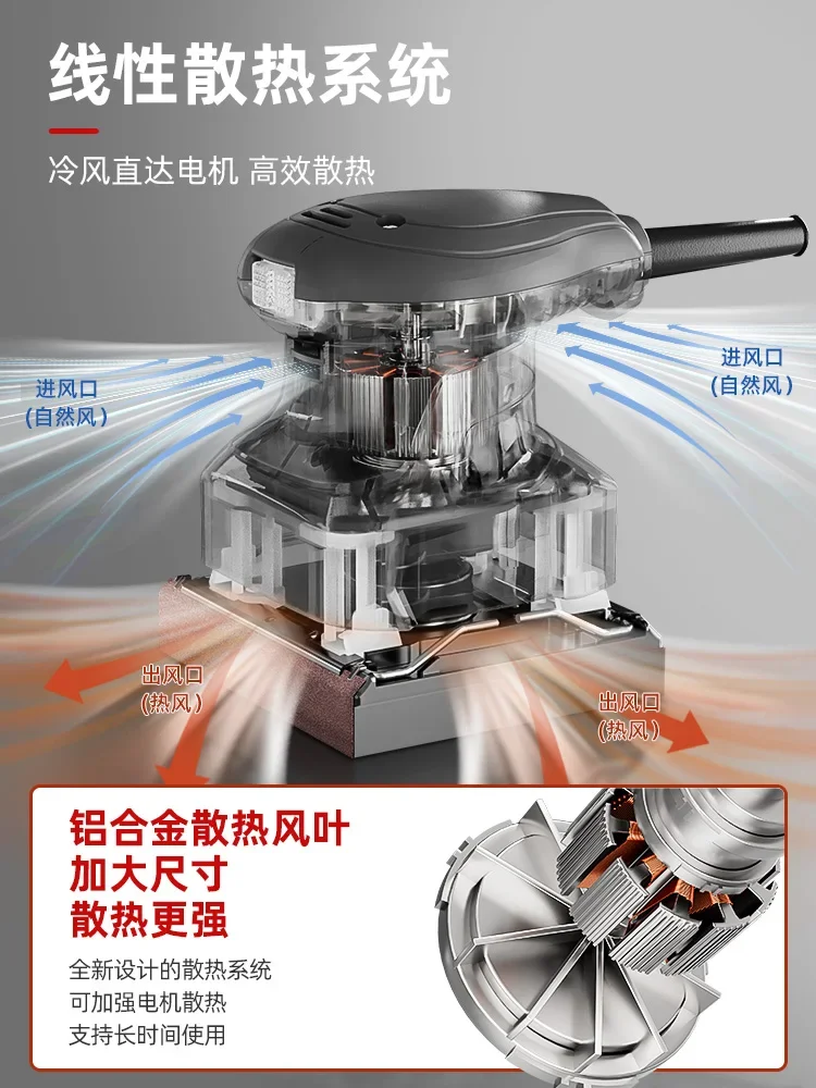 多機能電気サンドペーパーマシン,ウォールサンダー,家具,木工,研磨