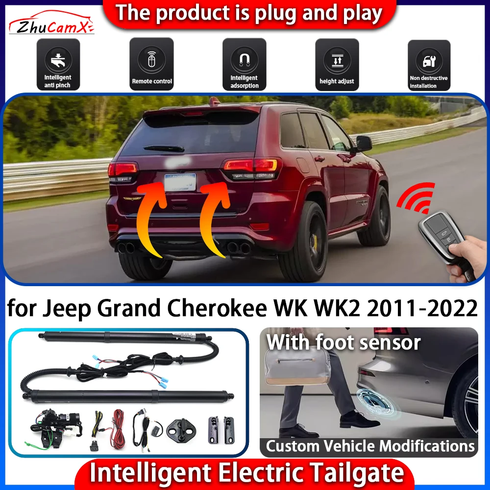 

ZhuCamX Smart Powered Tailgate System for Jeep Grand Cherokee WK WK2 2011-2022 Automatic Intelligent Trunk Lift Control Kit