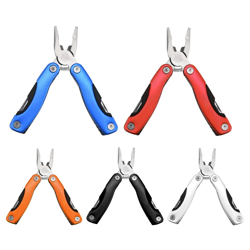 كماشة متعددة الوظائف كماشة صغيرة أداة خارجية كماشة مقبض ألومنيوم كماشة سكين متعددة الوظائف من الفولاذ المقاوم للصدأ كومبي #3