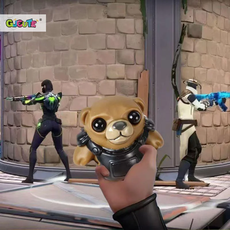 Valorant jogo boneca 3d tático urso squeeze brinquedo criativo alívio do estresse brinquedo macio mochi brinquedos para adultos presentes do miúdo