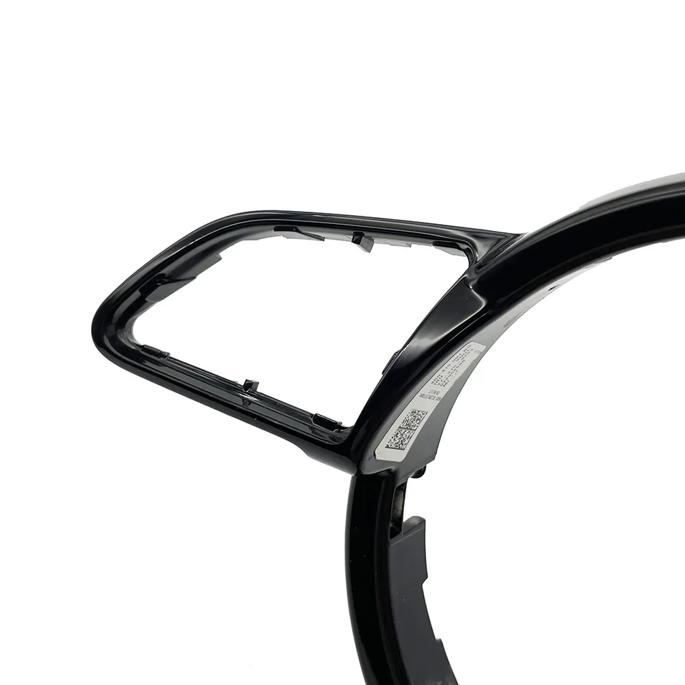 Geeignet für Audi A6C7 Lenkradknopfrahmen-Unterabdeckung mit silbernem Rand, S-Standard-Knopfrahmen – Detail 6