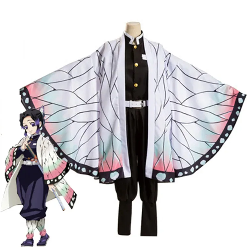 CyAnime Demon Slayer كيميتسو نو يابا زينيتسو جييو تانجيرو كامادو نيزوكو كوسبلاي للنساء والأطفال والرجال كيمونو زي تنكري