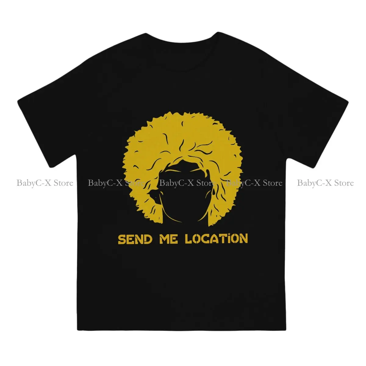 Khabib Send Me Location Classic Graphic TShirt Khabib Nurmagomedov Boxer Hawk Eagle Creative Tops Leisure T Shirt Men Polyester