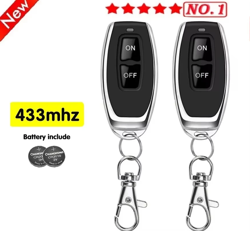 433 ميجا هرتز التعلم التحكم عن بعد RF التحكم عن بعد رمز التعلم المنزل الذكي الارسال لبوابة السيارة مفتاح إنذار باب المرآب