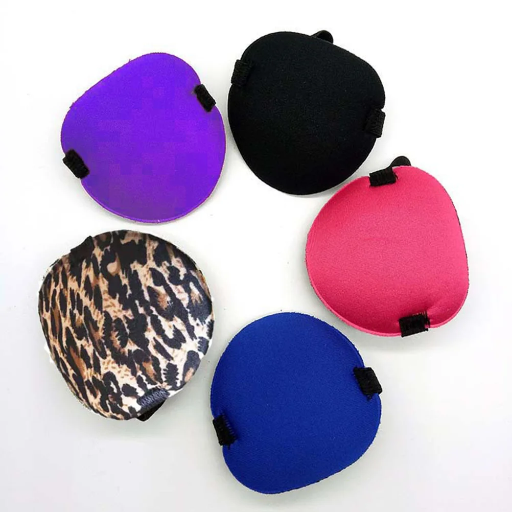 

5pcs 3D Corrective Mask For Kids Adjustable Stretchy Band Amblyopia Strabismus Treatment Pediatric Eye Patch Skin-Friendly