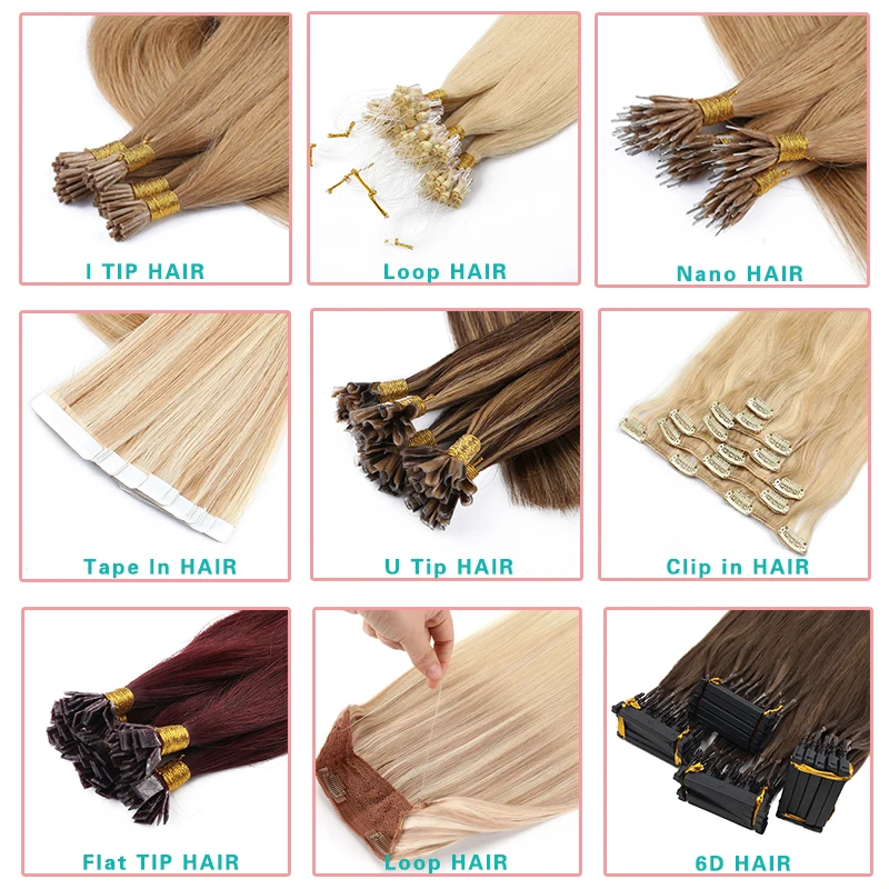 Cinta en extensiones de cabello humano, extensiones de cinta Remy de 32 pulgadas, proporción de cola del 50%