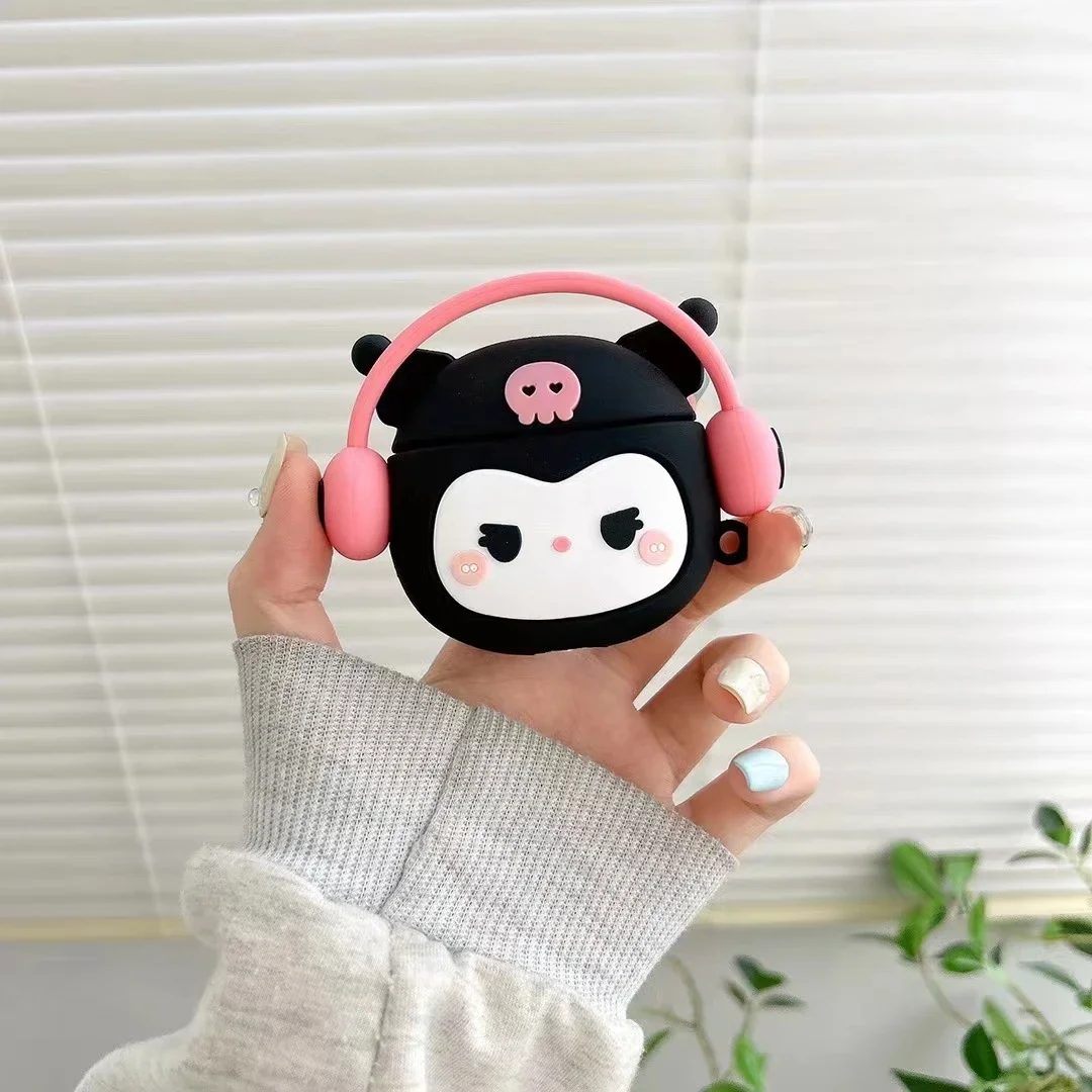 ل Airpods Pro 2 حافظة مرحبا كيتي نمط ل Airpods 4 غطاء لينة سماعة سيليكون غطاء ل Airpods Pro 3rd حالات مع هوك