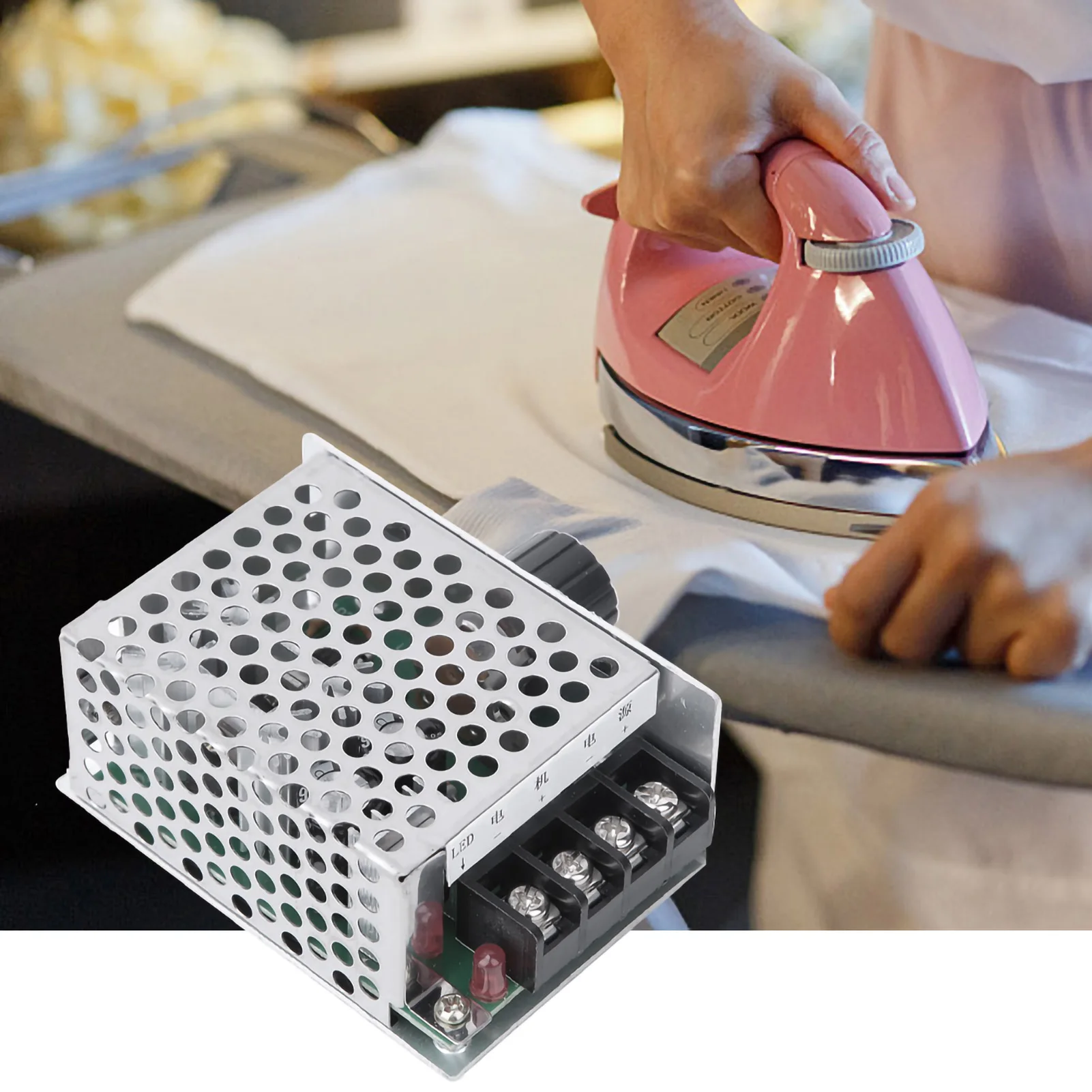 1200 W Motorregler, PWM, stufenlose Geschwindigkeitseinstellung, Spannungsregler, 9–60 V, 20 A, Motorregler, stufenloser Motorregler