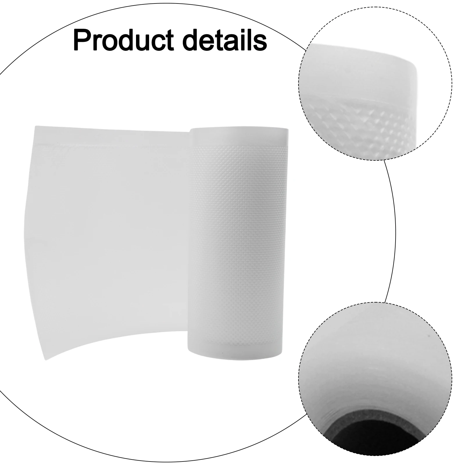 For Food Storage Bags Rolls for Vacuum Sealer Embossed PA+PE Material for Safe and Convenient For Food Preservation