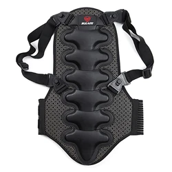 Motorcycle Back Protector Detachable Thick EVA Protection Back Pad Cushion for Motorcycling Mountain Biking Skating Skiing