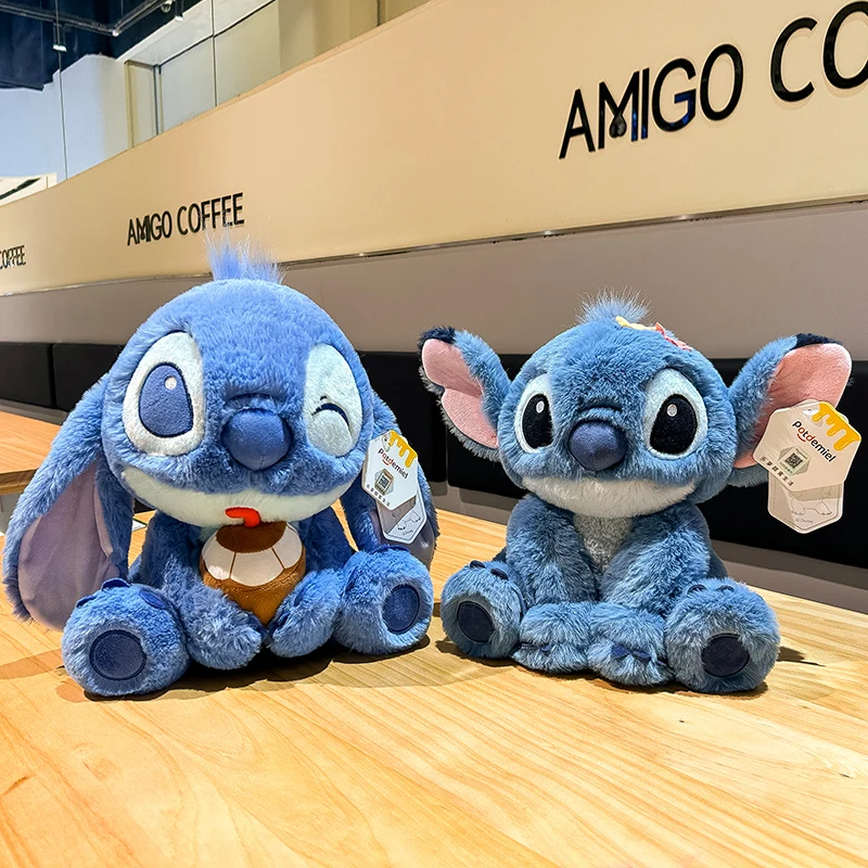Lilo & Stitch Juguete de peluche con puntadas de coco/encanto para mochila/llavero: un recuerdo de regalo de cumpleaños perfecto para niñas