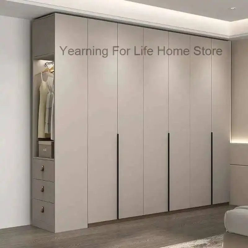 

Wooden Nordic Simple Cheap Wardrobe Modern Shelf Shelves Clothes Door Bedroom Fabric Closet Jewelry Muebles Furniture For Room
