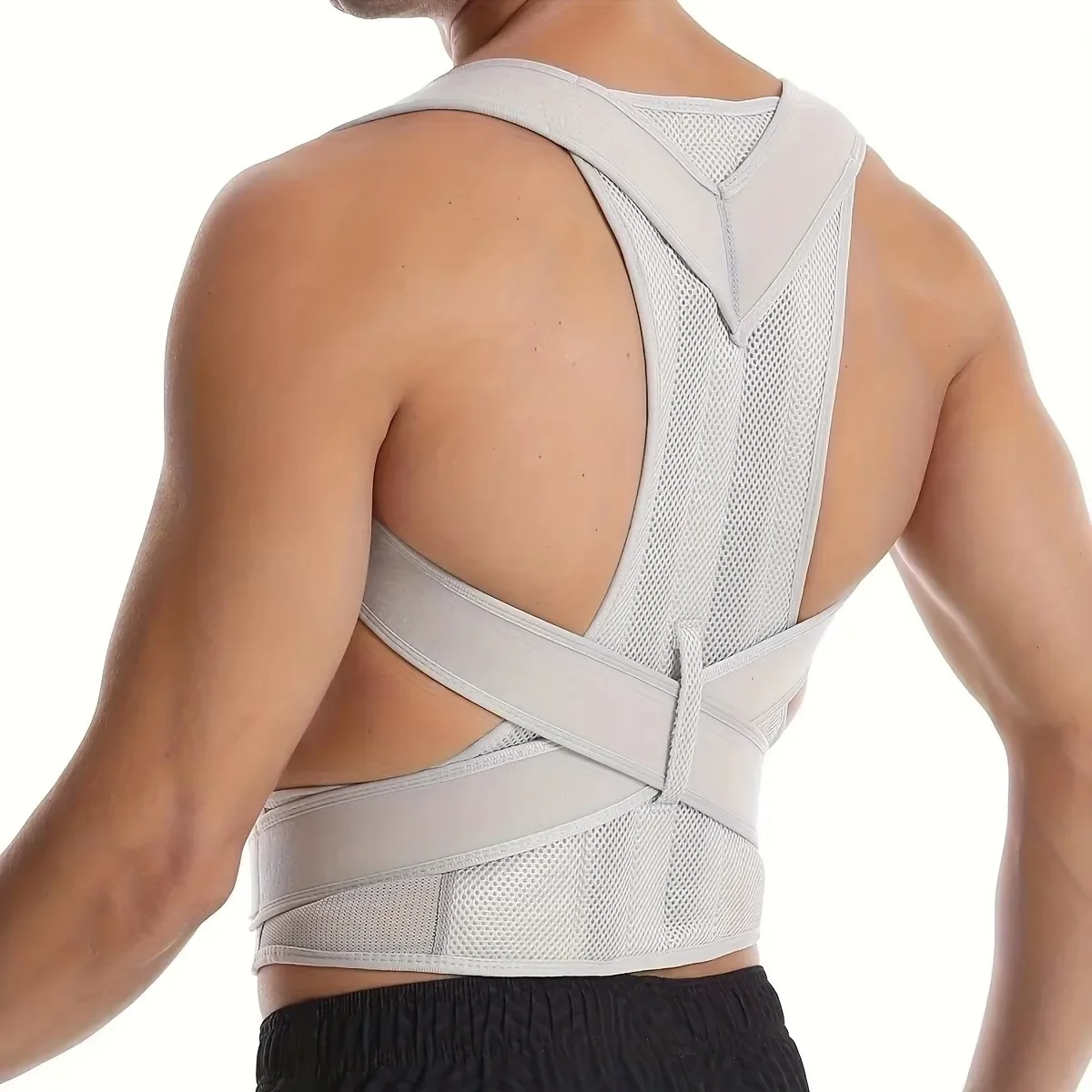 Unisex Adjustable Posture Corrector Corset Back Brace Belt Lumbar Support Straight Corrector Breathable Back Support S-XXXL image 5