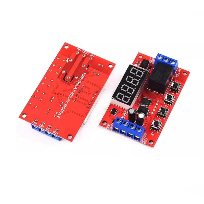 DC 5V 12V 24V 10A Adjustable Time Delay Relay Module LED Digital Timming Relay Timer Delay Trigger Switch Timer Control Switch