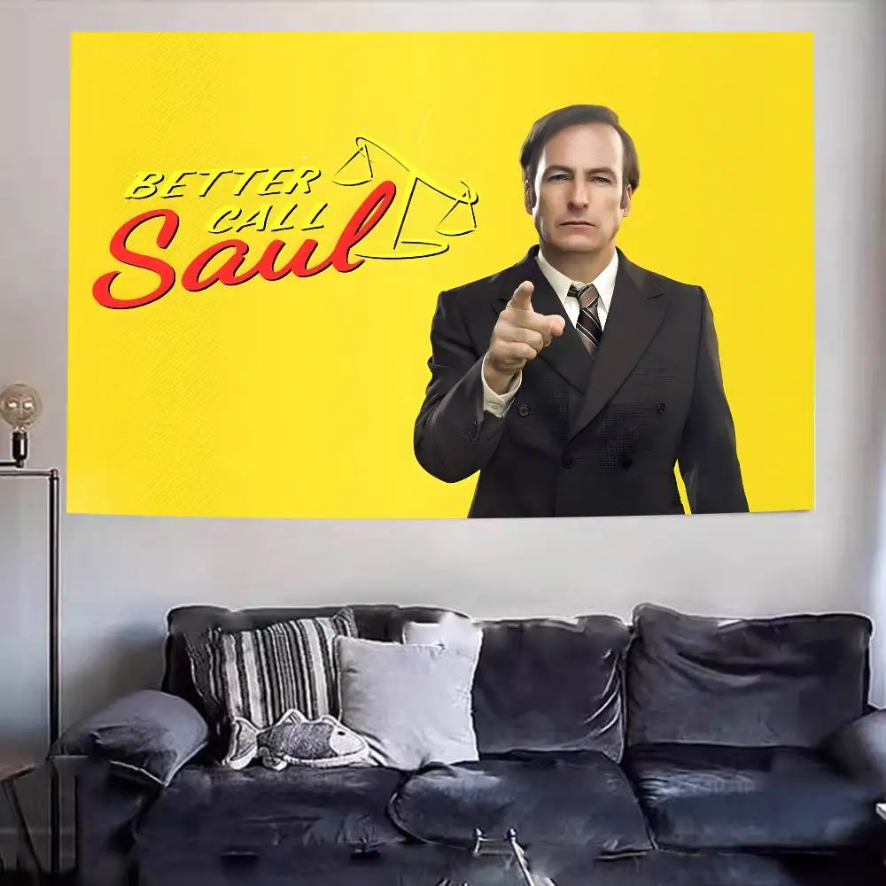 B-Better C-Call S-Saul موضوع خلفية القماش حفلة عيد ميلاد سعيد الطفل لوازم استحمام الديكور راية اطلاق النار الدعائم