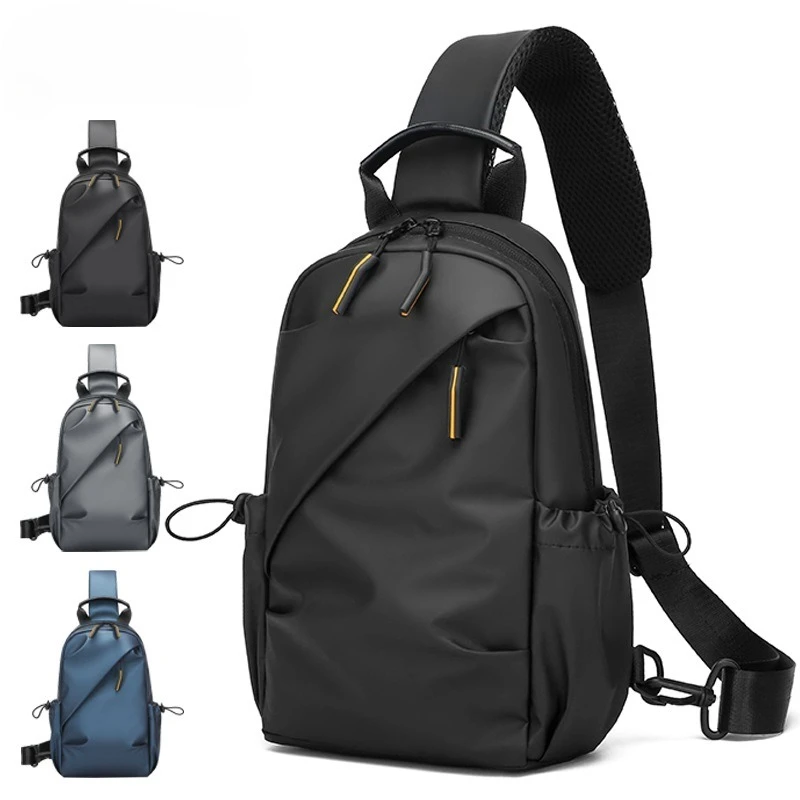 Europe and the United States new chest bag simple cool wear shoulder bag leisure travel portable commuter crossbody bag.