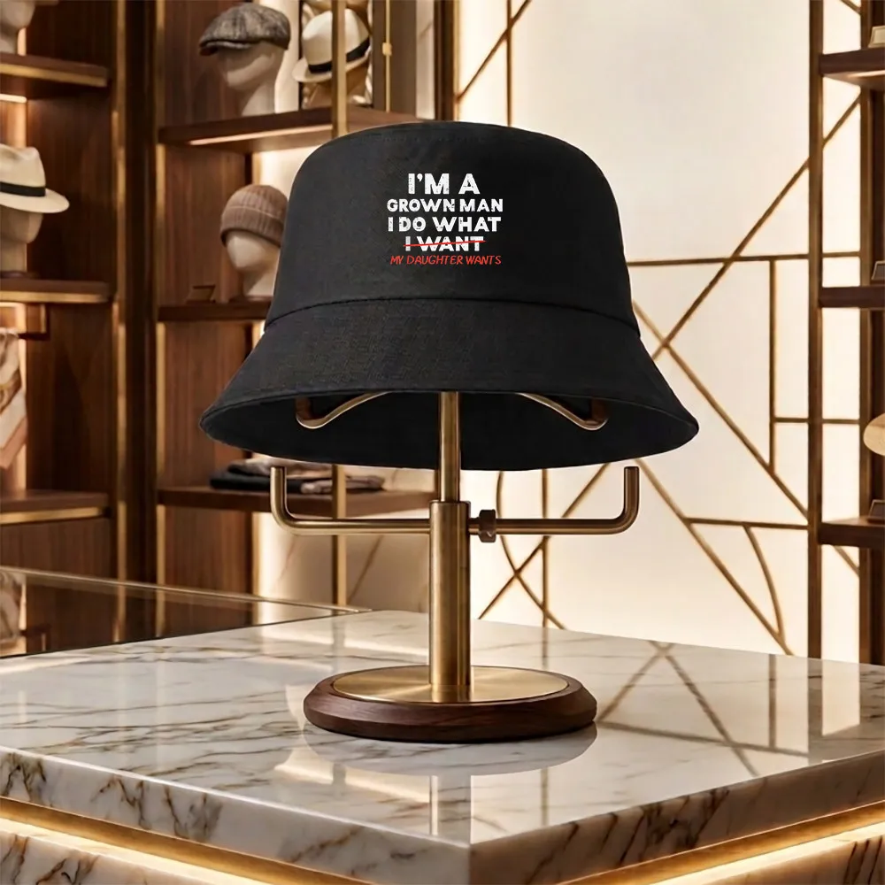 1 Fun Dad Fisherman's Hat with the Slogan 