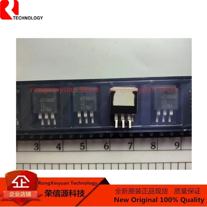 10pcs AZ1086S-3.3TRE1 AZ1086S-3.3 AZ1086S-3.3TR AZ1086S-3.3E1 TO263-3  AZ1086S 1.5A LOW DROPOUT LINEAR REGULATOR 100%Neworiginal